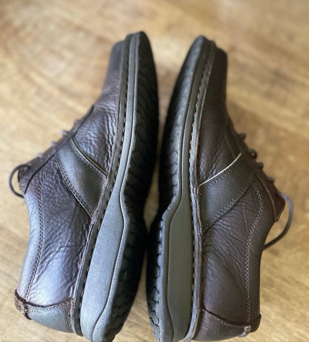 Clarks Men’s Brown Leather Lace-Up Casual Shoes Size 10M - Picture 5 of 10